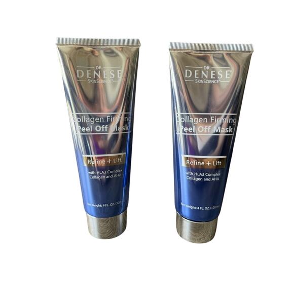 (2) DENESE COLLAGEN FIRMING PEEL-OFF MASK 4 fl oz FULL-Size NEW SEALED - Picture 1 of 4